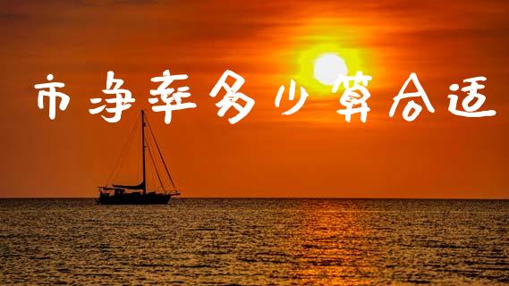 市净率多少算合适_https://wap.ycdhulan.com_财经新闻_第1张