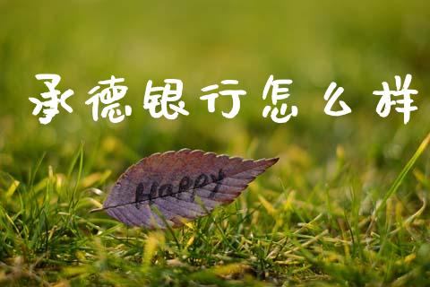 承德银行怎么样_https://wap.ycdhulan.com_投资基金_第1张