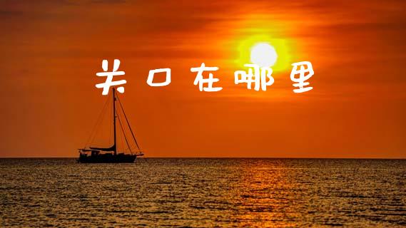 关口在哪里_https://wap.ycdhulan.com_财经新闻_第1张