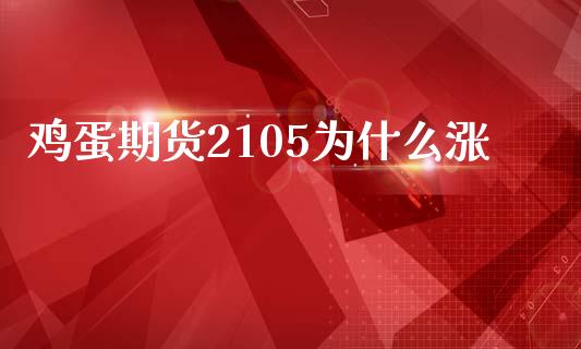 鸡蛋期货2105为什么涨_https://wap.ycdhulan.com_财经新闻_第1张