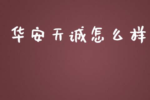 华安天诚怎么样_https://wap.ycdhulan.com_货币市场_第1张