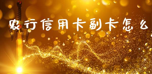 农行信用卡副卡怎么_https://wap.ycdhulan.com_金融咨询_第1张