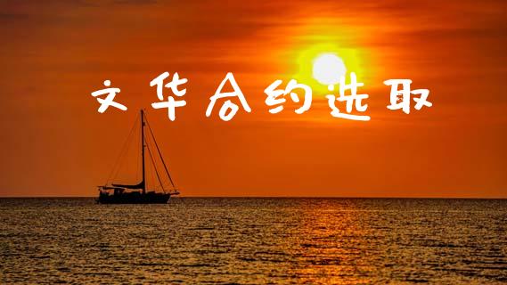 文华合约选取_https://wap.ycdhulan.com_国际财经_第1张