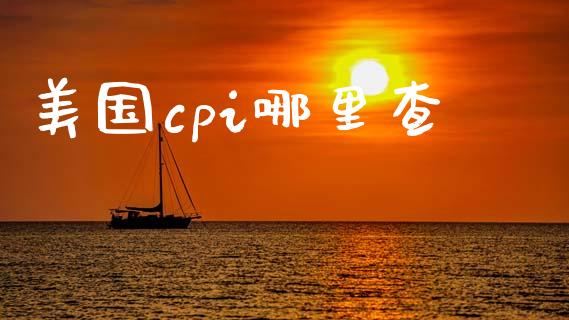 美国cpi哪里查_https://wap.ycdhulan.com_投资基金_第1张