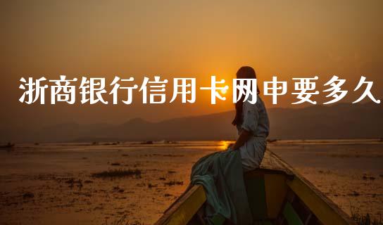 浙商银行信用卡网申要多久_https://wap.ycdhulan.com_财务投资_第1张