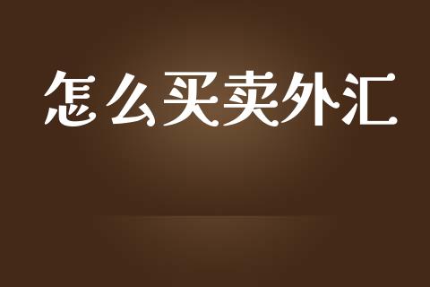 怎么买卖外汇_https://wap.ycdhulan.com_投资基金_第1张
