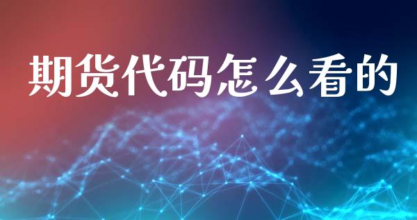 期货代码怎么看的_https://wap.ycdhulan.com_货币市场_第1张