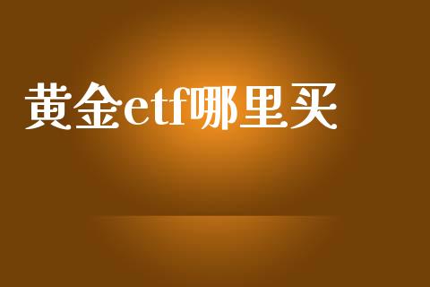 黄金etf哪里买_https://wap.ycdhulan.com_财务投资_第1张