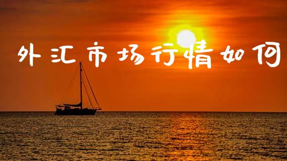 外汇市场行情如何_https://wap.ycdhulan.com_财务投资_第1张