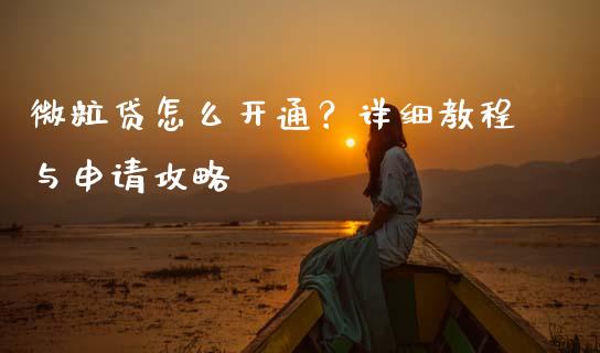微粒贷怎么开通？详细教程与申请攻略_https://wap.ycdhulan.com_金融咨询_第1张