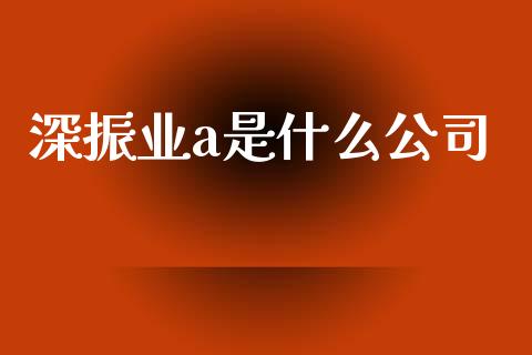 深振业a是什么公司_https://wap.ycdhulan.com_国际财经_第1张
