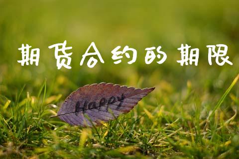期货合约的期限_https://wap.ycdhulan.com_国际财经_第1张