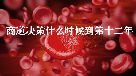 商道决策什么时候到第十二年_https://wap.ycdhulan.com_投资基金_第1张
