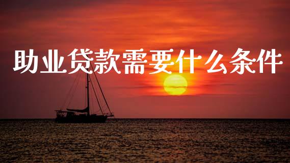 助业贷款需要什么条件_https://wap.ycdhulan.com_货币市场_第1张