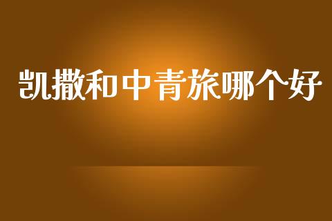 凯撒和中青旅哪个好_https://wap.ycdhulan.com_财经新闻_第1张