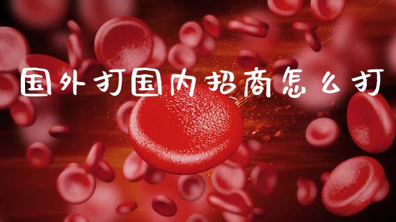 国外打国内招商怎么打_https://wap.ycdhulan.com_国际财经_第1张