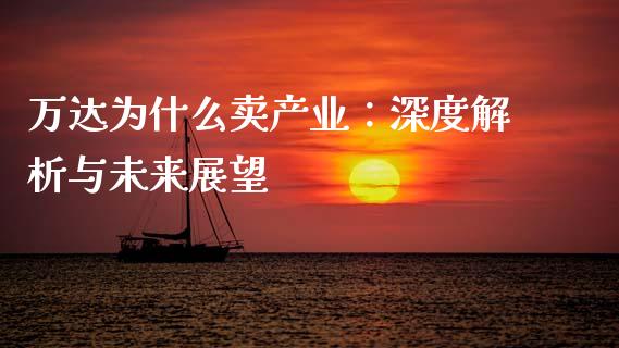 万达为什么卖产业：深度解析与未来展望_https://wap.ycdhulan.com_国际财经_第1张
