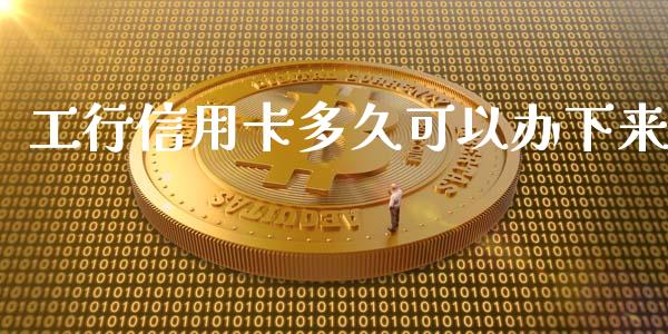 工行信用卡多久可以办下来_https://wap.ycdhulan.com_货币市场_第1张