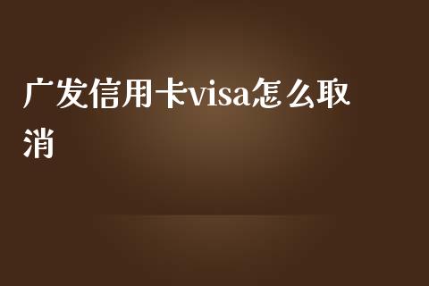广发信用卡visa怎么取消_https://wap.ycdhulan.com_金融咨询_第1张