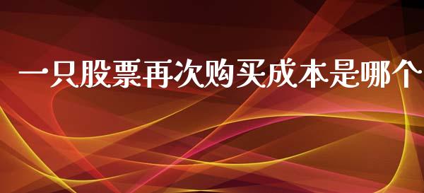 一只股票再次购买成本是哪个_https://wap.ycdhulan.com_财务投资_第1张