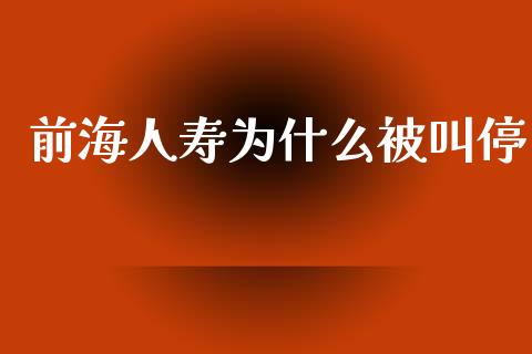 前海人寿为什么被叫停_https://wap.ycdhulan.com_财经新闻_第1张