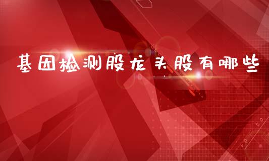 基因检测股龙头股有哪些_https://wap.ycdhulan.com_财务投资_第1张