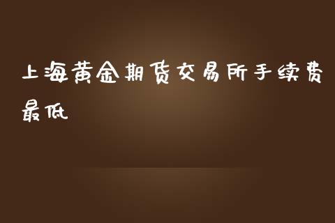 上海黄金期货交易所手续费最低_https://wap.ycdhulan.com_投资基金_第1张