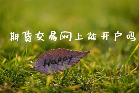 期货交易网上能开户吗_https://wap.ycdhulan.com_金融咨询_第1张