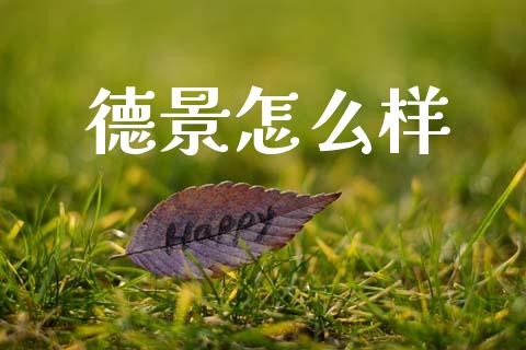 德景怎么样_https://wap.ycdhulan.com_财经新闻_第1张