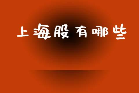 上海股有哪些_https://wap.ycdhulan.com_金融咨询_第1张