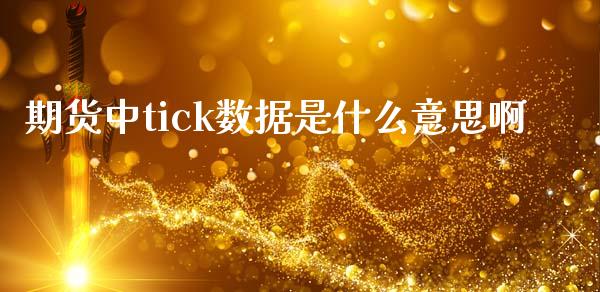 期货中tick数据是什么意思啊_https://wap.ycdhulan.com_国际财经_第1张