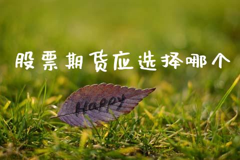 股票期货应选择哪个_https://wap.ycdhulan.com_金融咨询_第1张