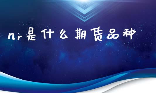 nr是什么期货品种_https://wap.ycdhulan.com_财经新闻_第1张