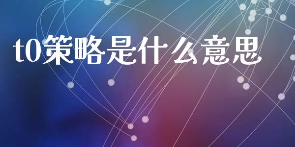 t0策略是什么意思_https://wap.ycdhulan.com_财务投资_第1张