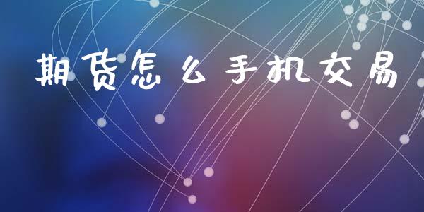 期货怎么手机交易_https://wap.ycdhulan.com_国际财经_第1张