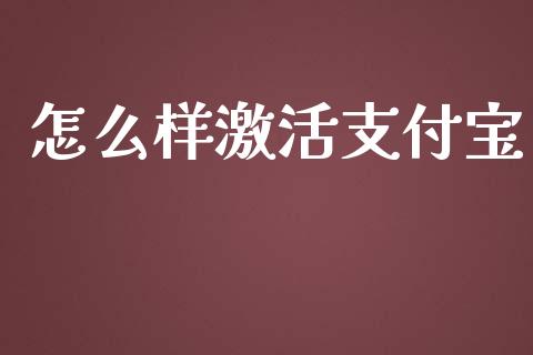 怎么样激活支付宝_https://wap.ycdhulan.com_财务投资_第1张