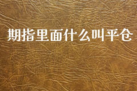 期指里面什么叫平仓_https://wap.ycdhulan.com_财务投资_第1张