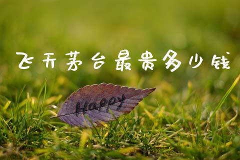 飞天茅台最贵多少钱_https://wap.ycdhulan.com_金融咨询_第1张