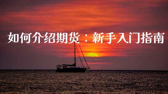 如何介绍期货：新手入门指南_https://wap.ycdhulan.com_货币市场_第1张
