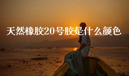 天然橡胶20号胶是什么颜色_https://wap.ycdhulan.com_金融咨询_第1张