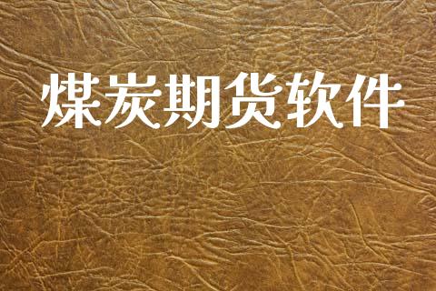 煤炭期货软件_https://wap.ycdhulan.com_金融咨询_第1张