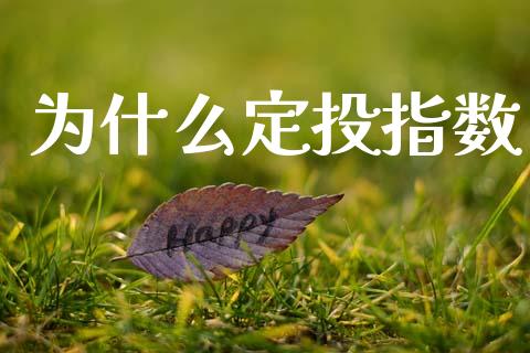 为什么定投指数_https://wap.ycdhulan.com_财务投资_第1张