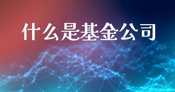 什么是基金公司_https://wap.ycdhulan.com_财务投资_第1张