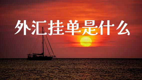 外汇挂单是什么_https://wap.ycdhulan.com_国际财经_第1张