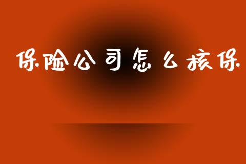 保险公司怎么核保_https://wap.ycdhulan.com_金融咨询_第1张