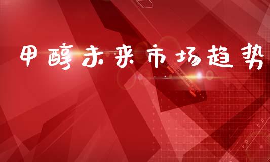 甲醇未来市场趋势_https://wap.ycdhulan.com_财经新闻_第1张