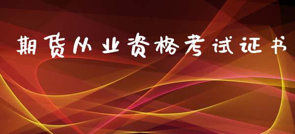 期货从业资格考试证书_https://wap.ycdhulan.com_投资基金_第1张