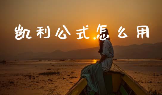 凯利公式怎么用_https://wap.ycdhulan.com_投资基金_第1张