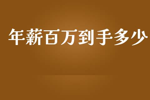 年薪百万到手多少_https://wap.ycdhulan.com_国际财经_第1张