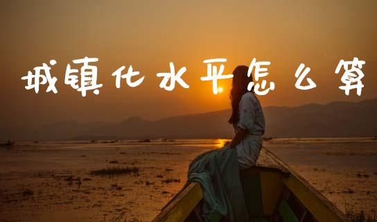 城镇化水平怎么算_https://wap.ycdhulan.com_货币市场_第1张